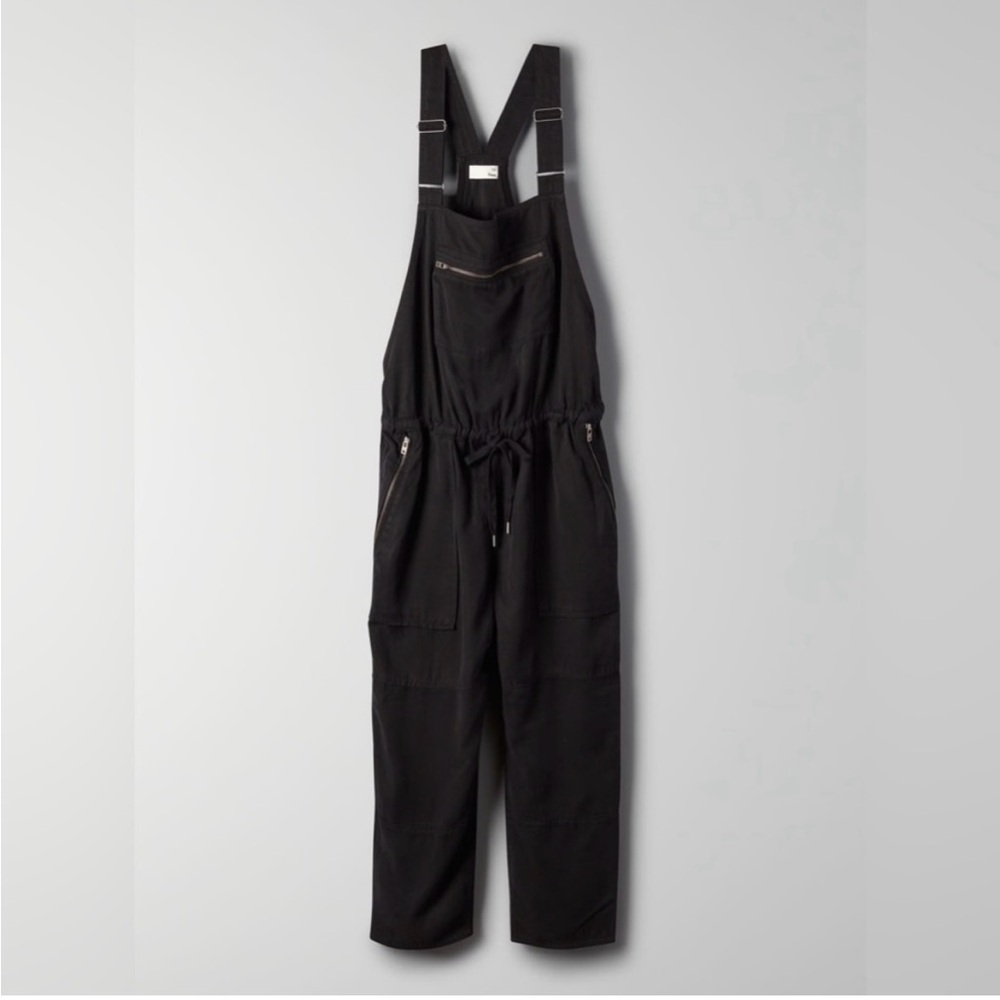 Aritzia Wilfred Free Black Overalls